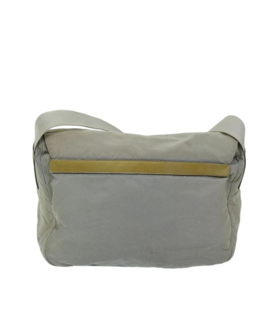 Grey Nylon Prada Shoulder Bag