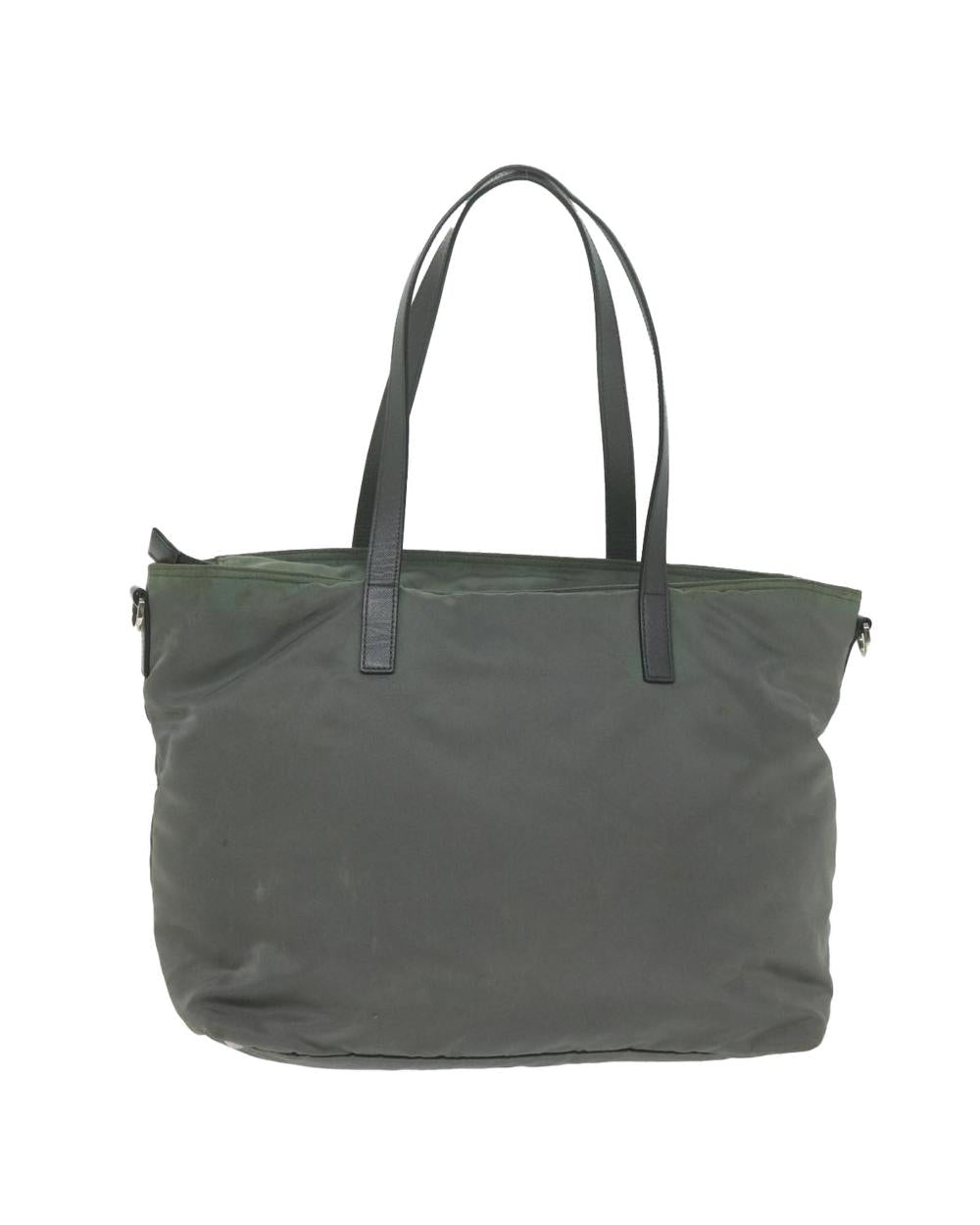 Grey Nylon Prada Shoulder Bag