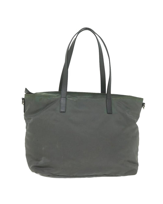 Grey Nylon Prada Shoulder Bag