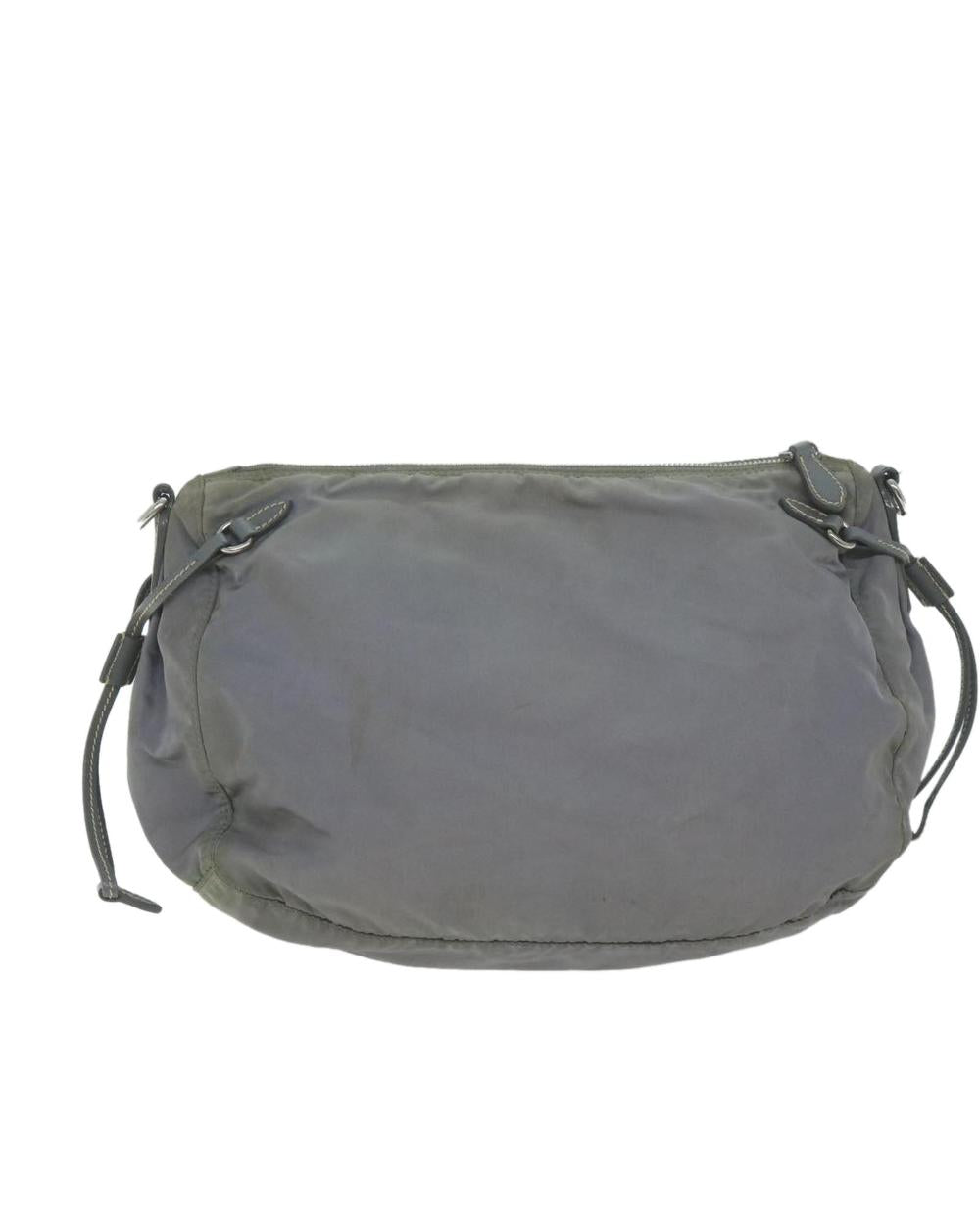 Grey Nylon Prada Shoulder Bag