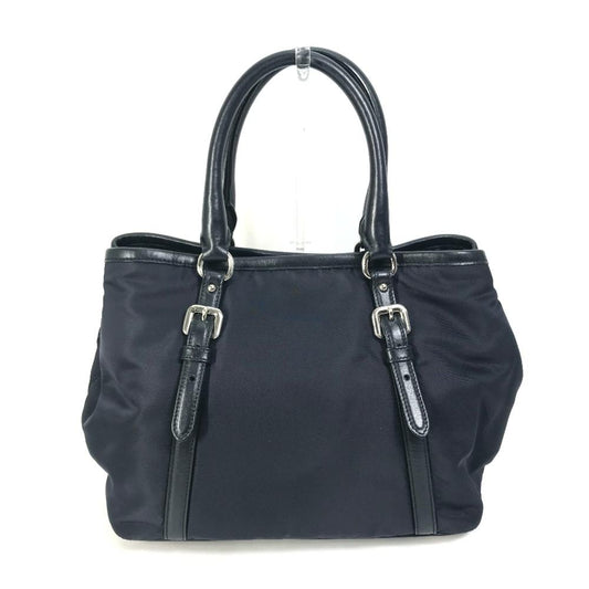 Navy Nylon Prada Galleria Bag