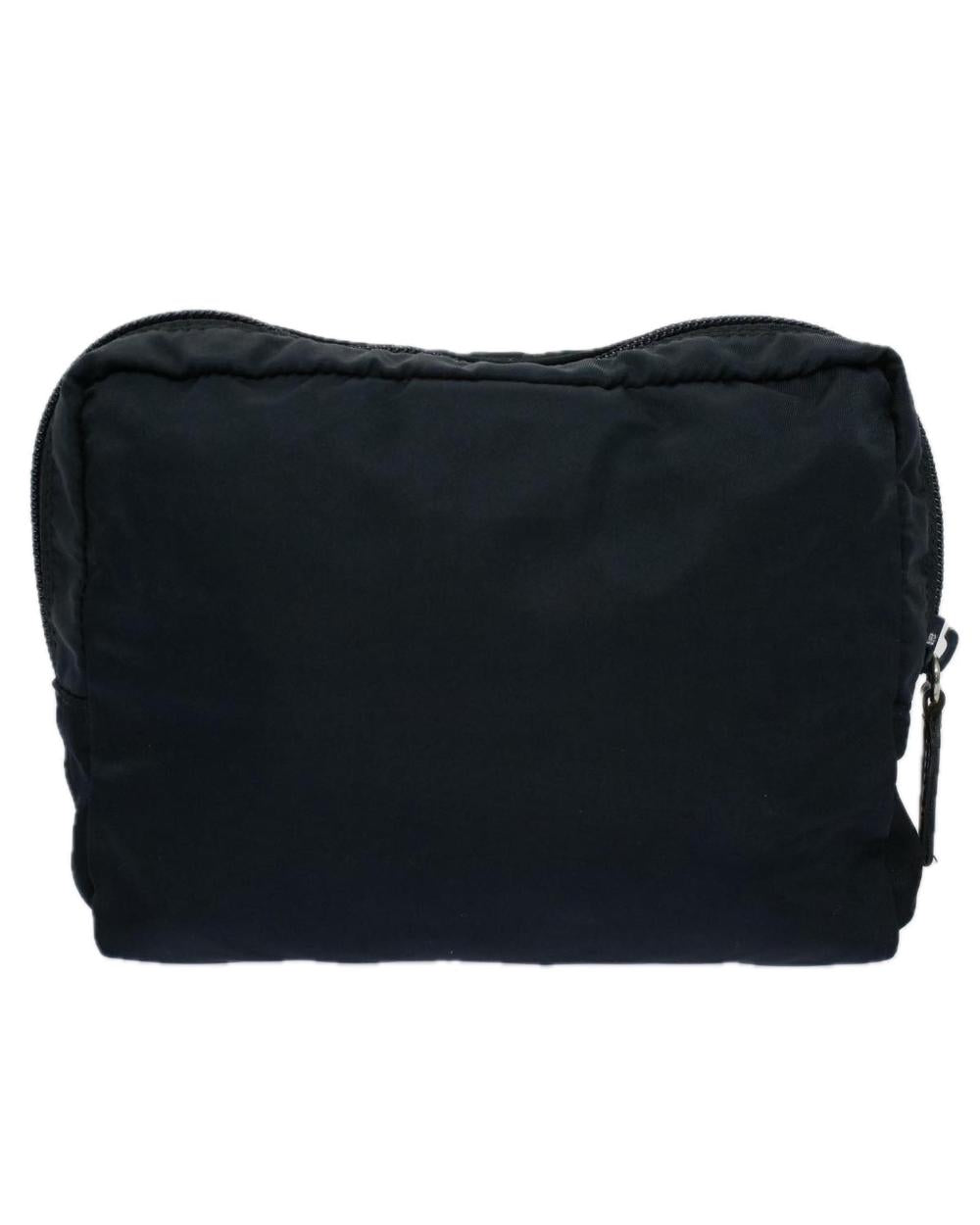 Navy Nylon Prada Pouch