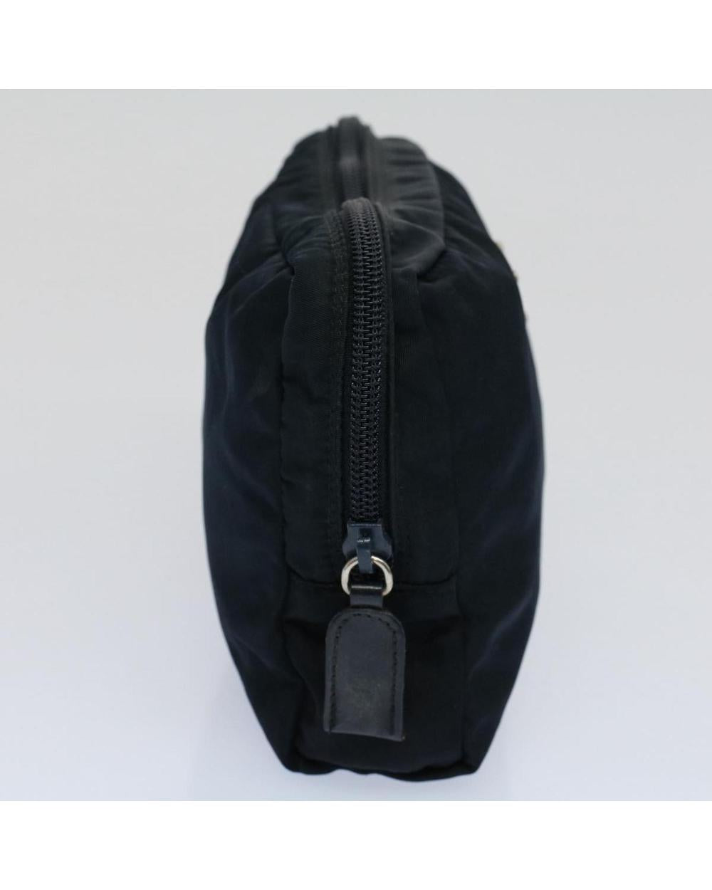 Navy Nylon Prada Pouch