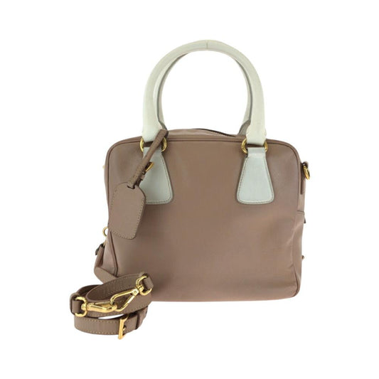 Pink Leather Prada Handbag