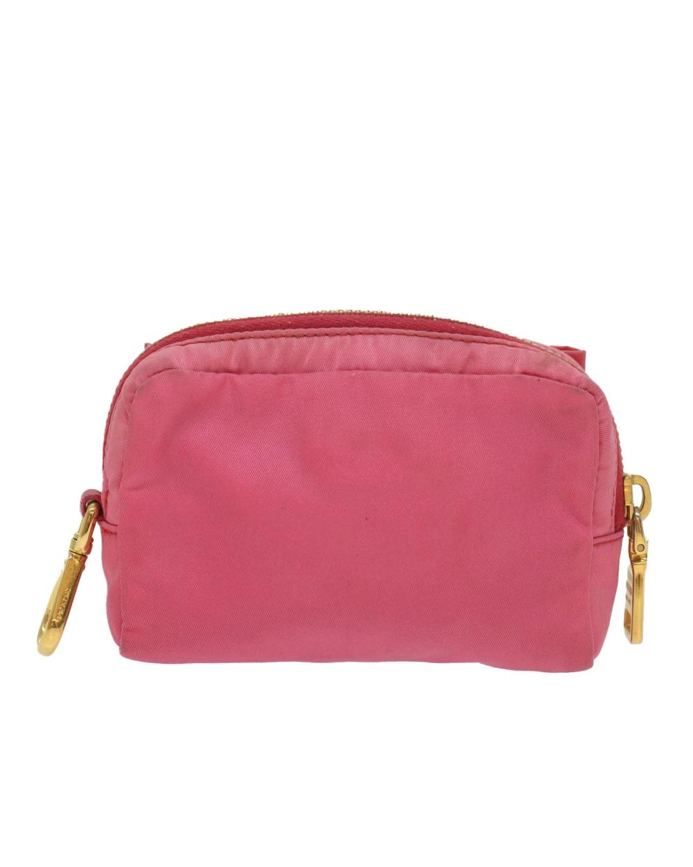 Pink Nylon Prada Pouch