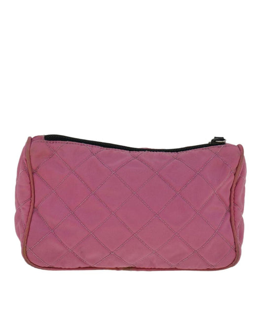 Pink Nylon Prada Pouch