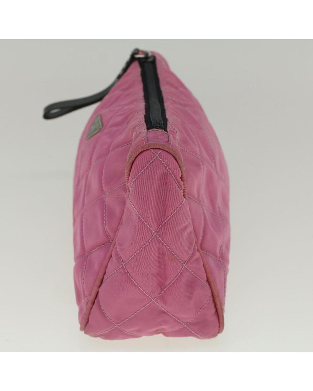 Pink Nylon Prada Pouch