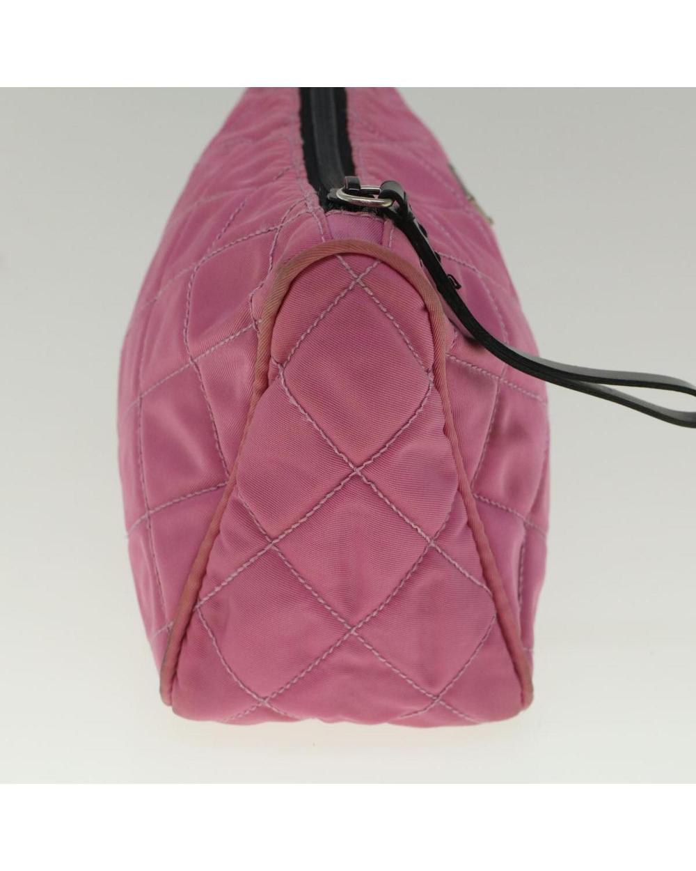 Pink Nylon Prada Pouch