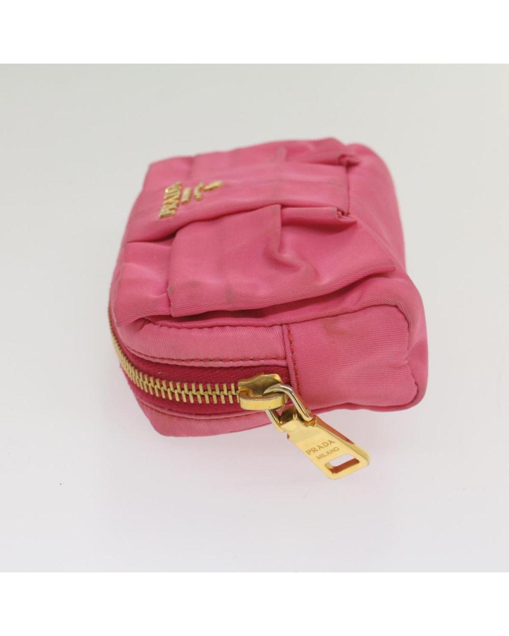 Pink Nylon Prada Pouch