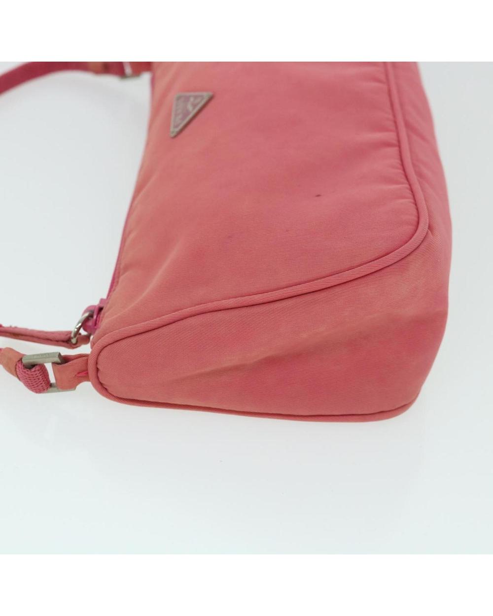 Pink Nylon Prada Pouch