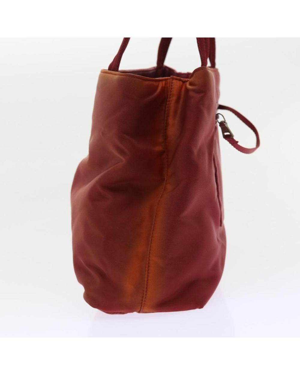 Red Nylon Prada Handbag