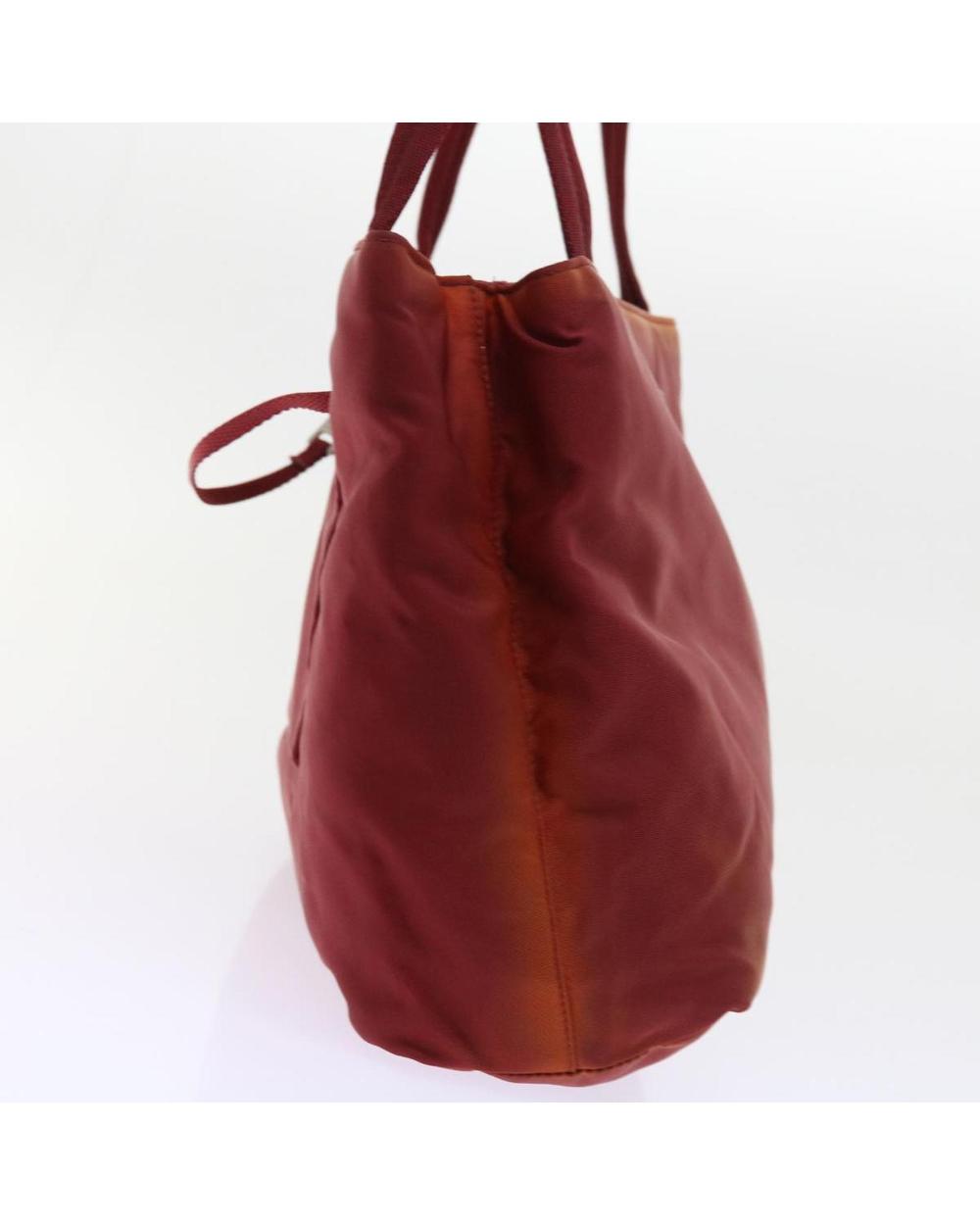 Red Nylon Prada Handbag