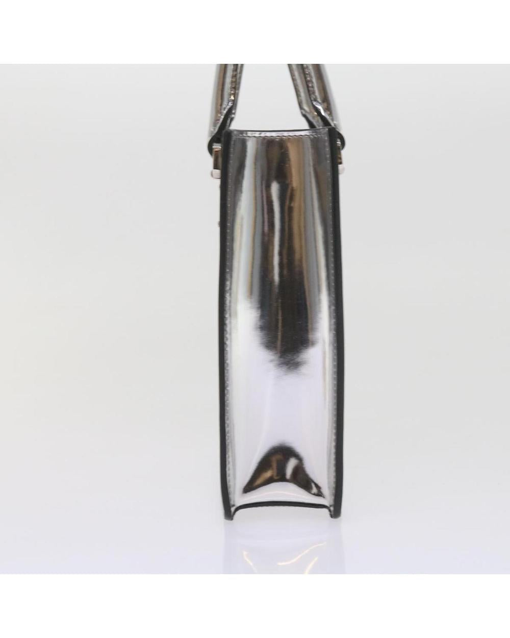 Silver Leather Prada Galleria Bag