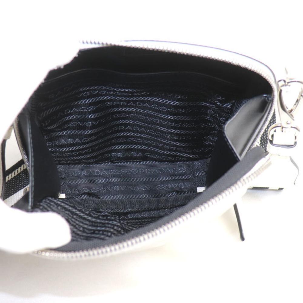 White Leather Prada Shoulder Bag