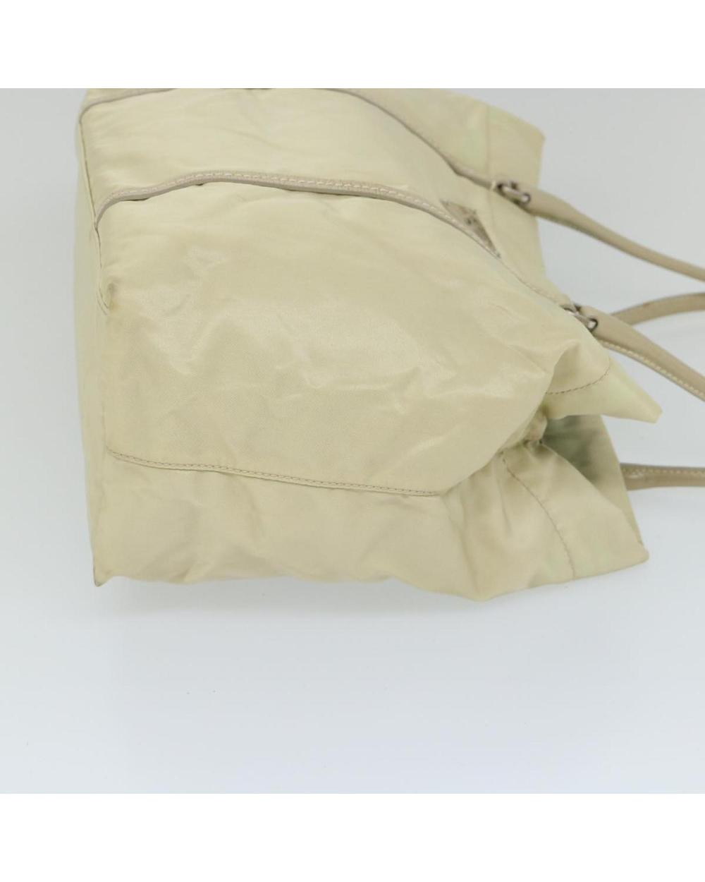 White Nylon Prada Shoulder Bag