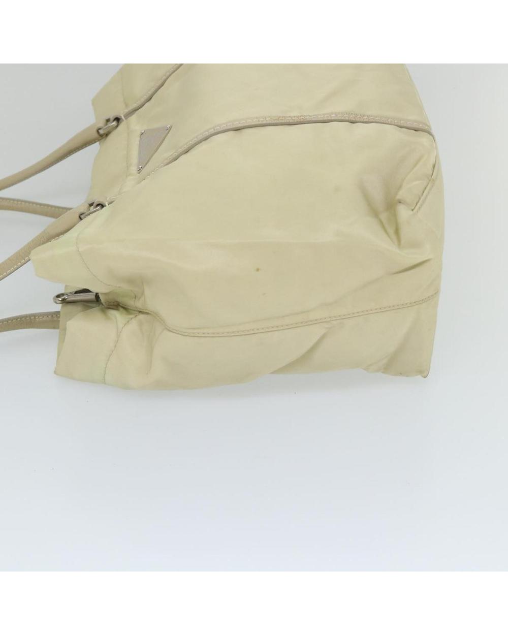 White Nylon Prada Shoulder Bag