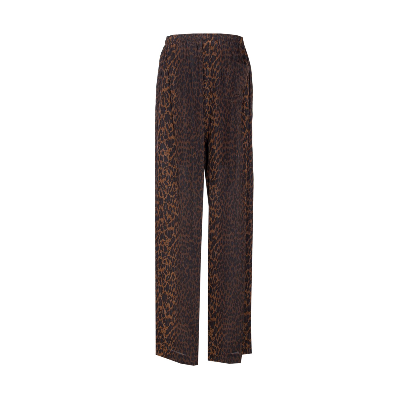 Balenciaga Women Pyjama Leopard Print Pants