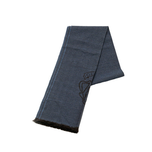 Gucci Emblem Crest Wool Scarf