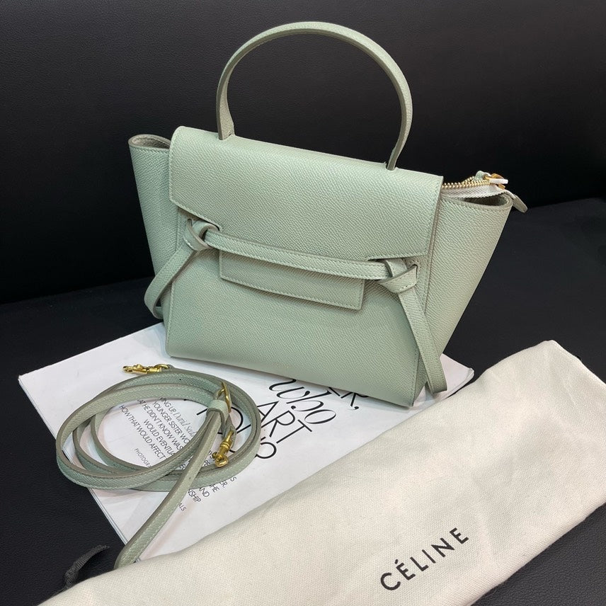 Celine Green Bag 21x20x11