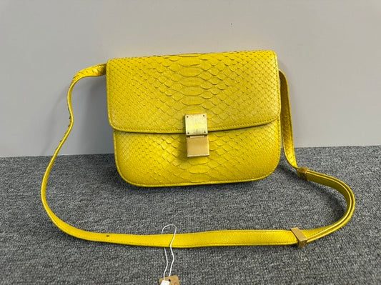 Celine Yellow Box Bag - Shoulder Style