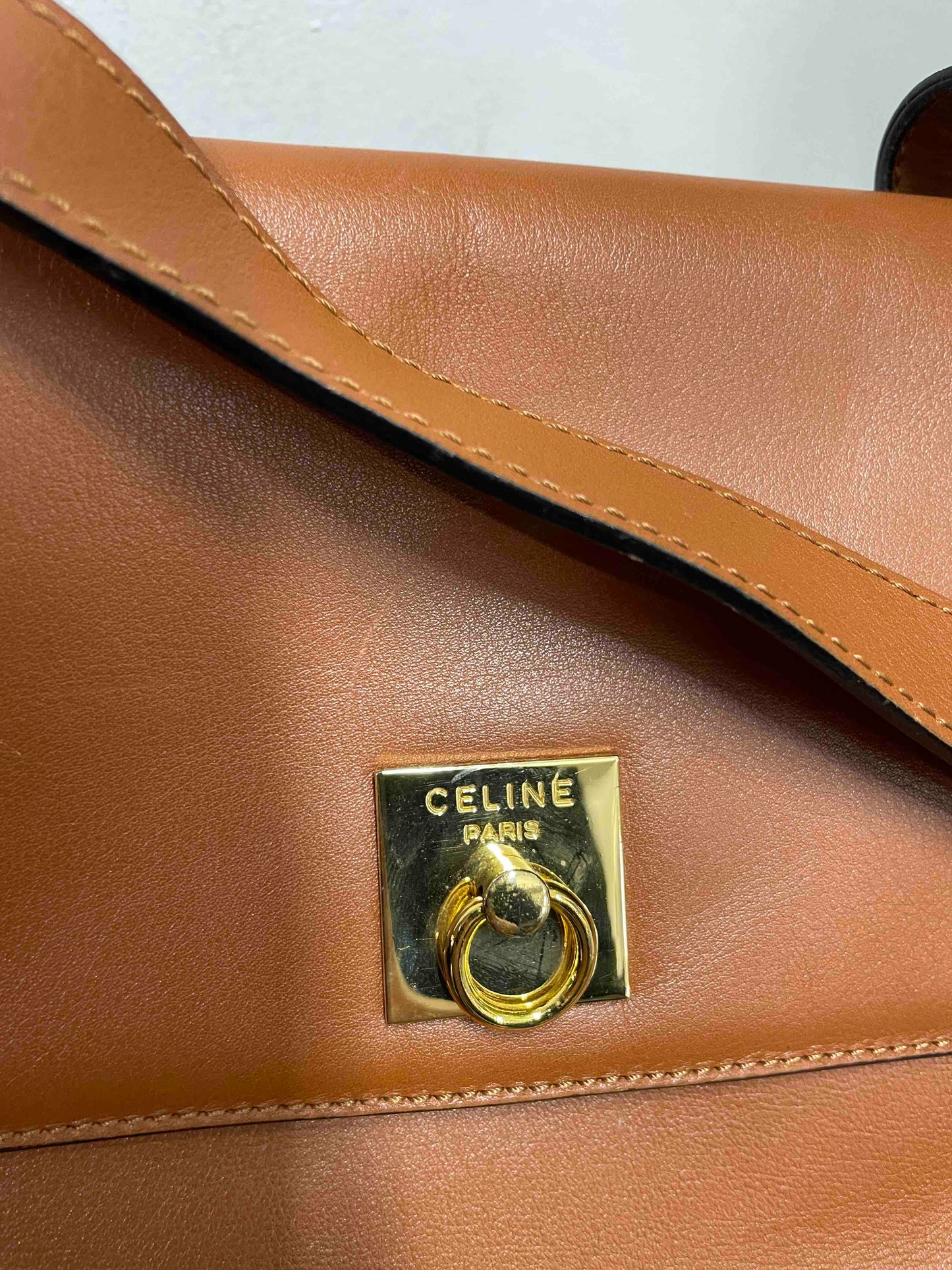 Celine Classic Brown Shoulder Bag
