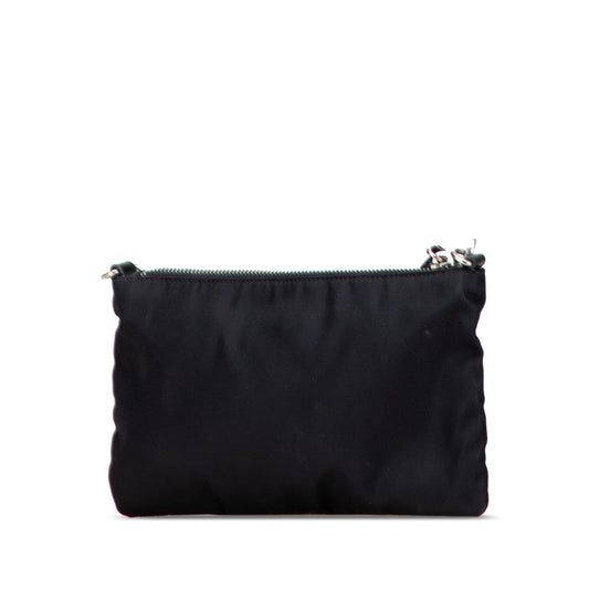 Prada Chihuahua Nylon Leather Shoulder Bag