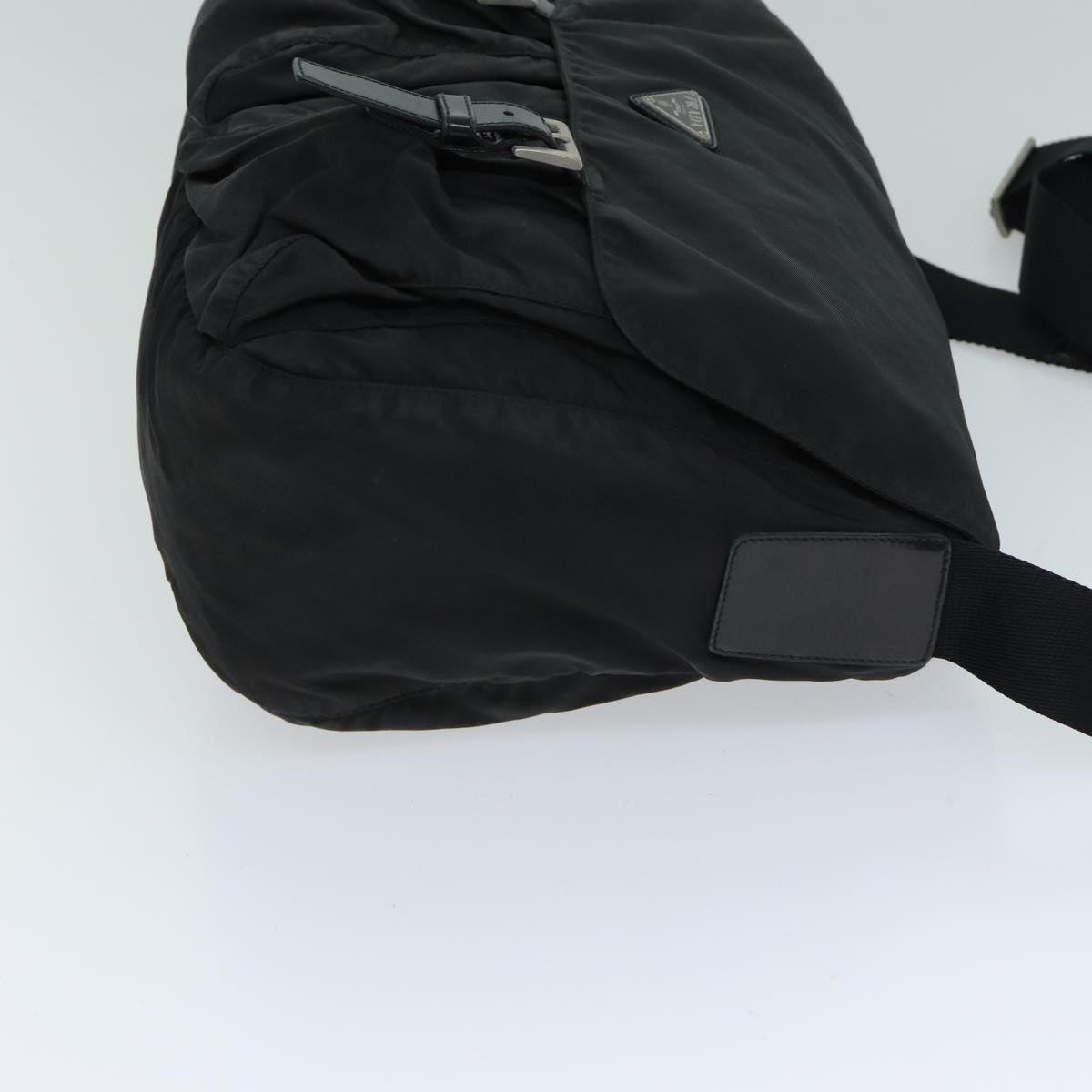 PRADA Shoulder Bag Nylon Black  S1582