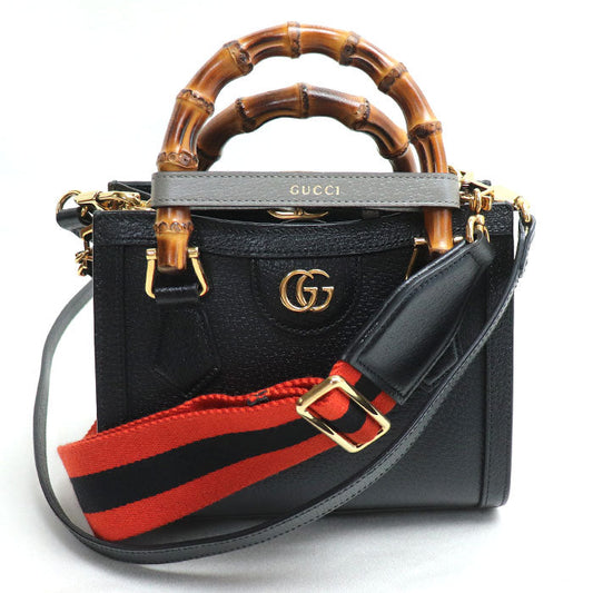 Gucci Diana Mini 2Way Tote Bag Black