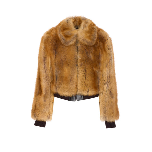 Saint Laurent Women Shearling Bomber