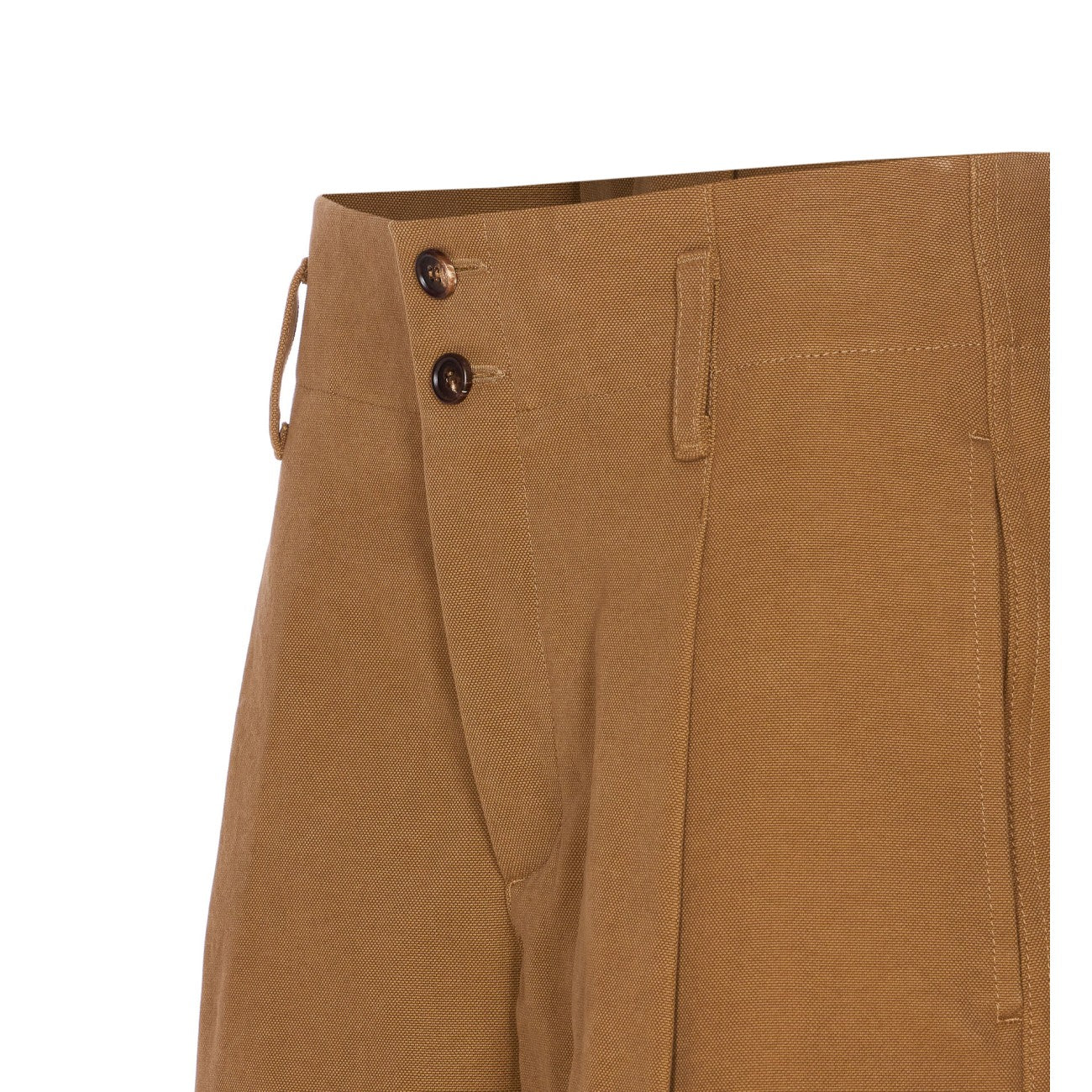 Chloe' Women Shorts Bermuda Wide Leg And High Waist In Cotton