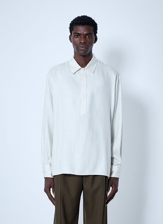Saint Laurent Men Striped Tunic Shirt