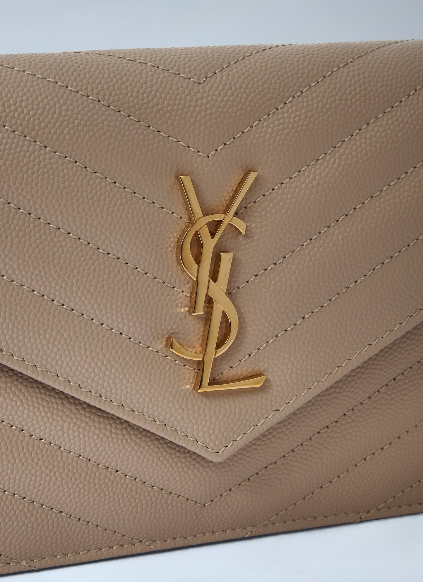 Saint Laurent Women Cassandre Envelop Chain Wallet
