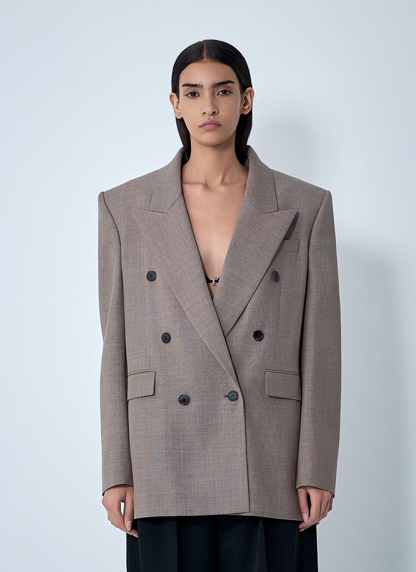 Saint Laurent Women Double-Breasted Blazer