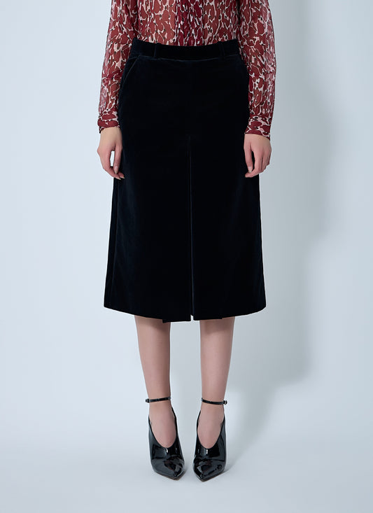 Saint Laurent Women Tailored Cropped Cotton Pants