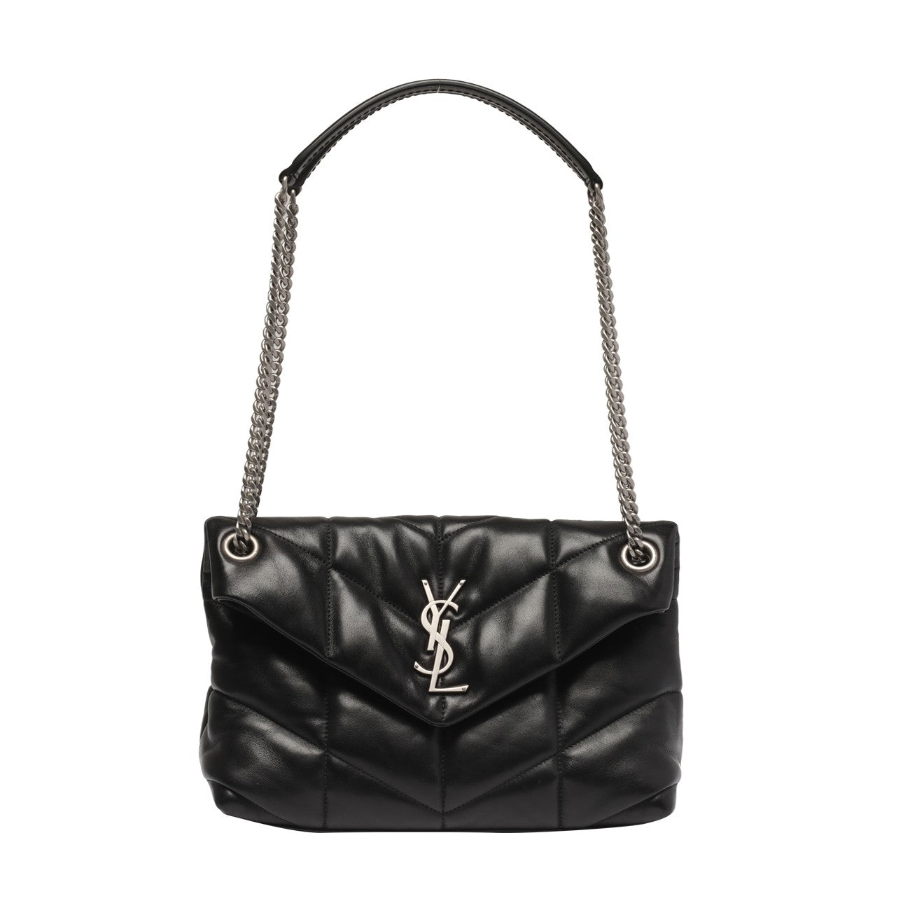 Saint Laurent Women Small Quilted Puffer Shoulder Bag