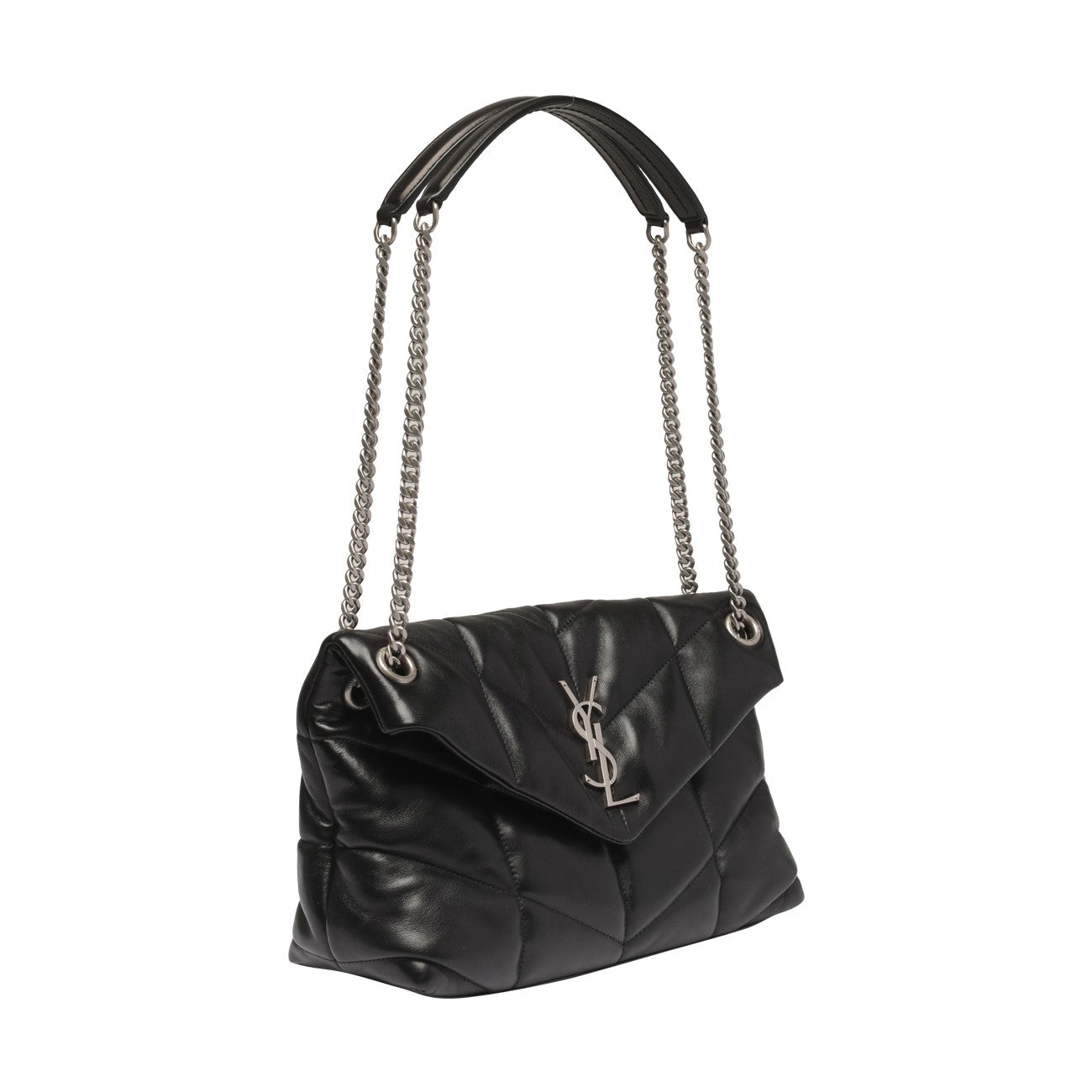 Saint Laurent Women Small Quilted Puffer Shoulder Bag