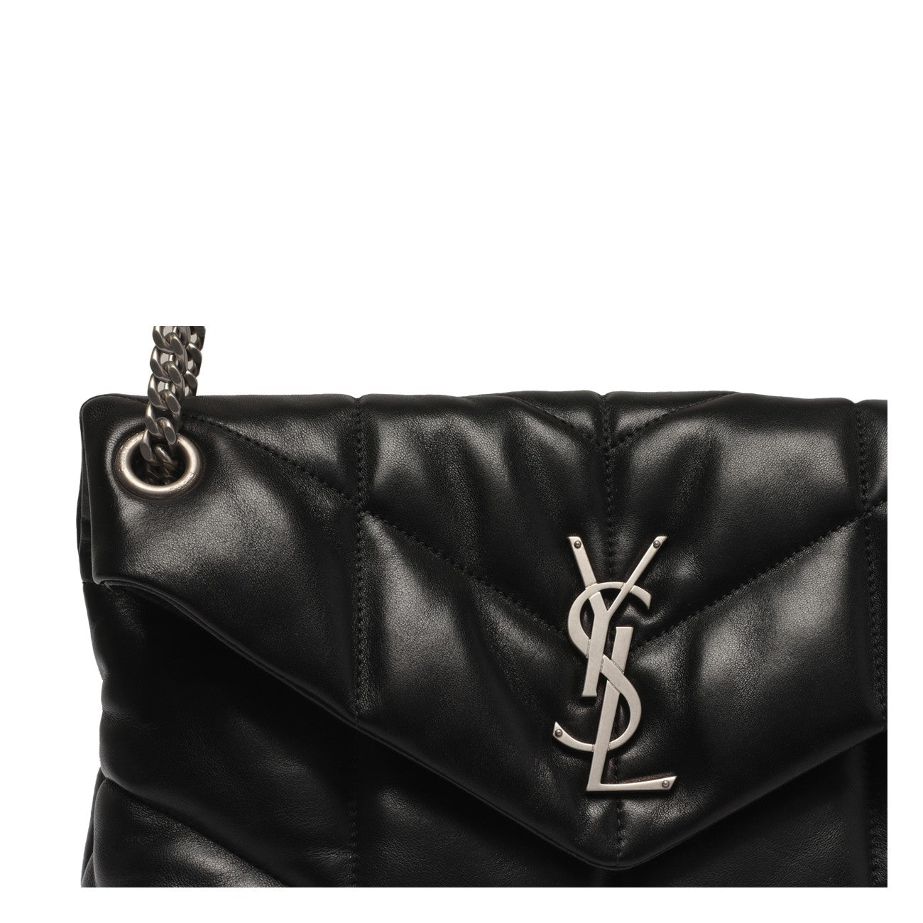 Saint Laurent Women Small Quilted Puffer Shoulder Bag