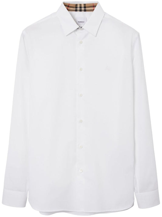 Burberry Men Logo Cotton Shirt