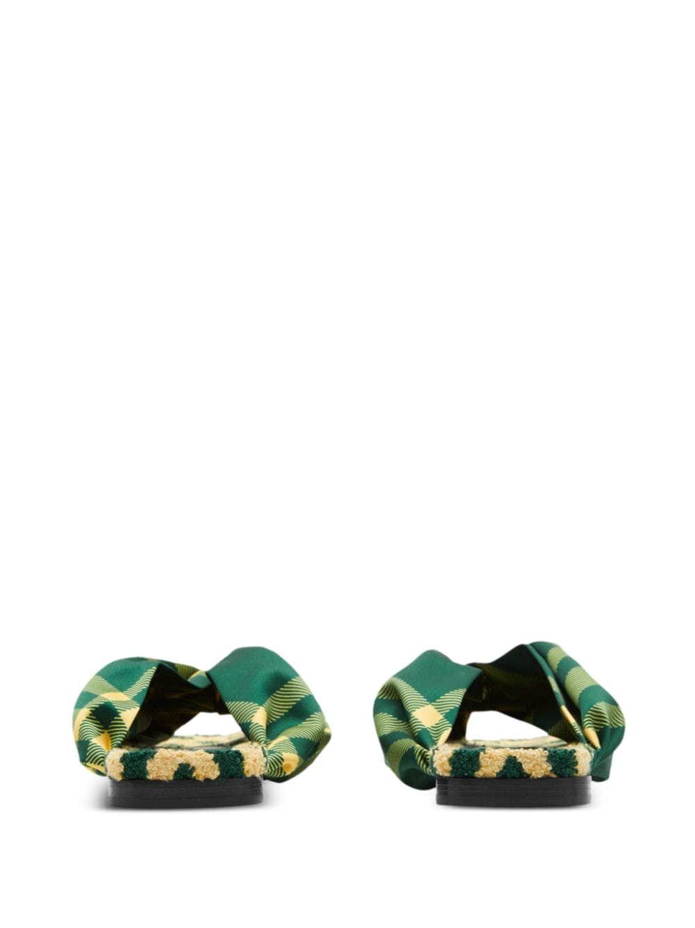 Burberry Women Pool Check Thong Sandals