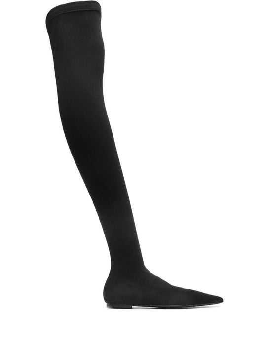 Dolce & Gabbana Women Stretch Jersey Over-The-Knee Boots