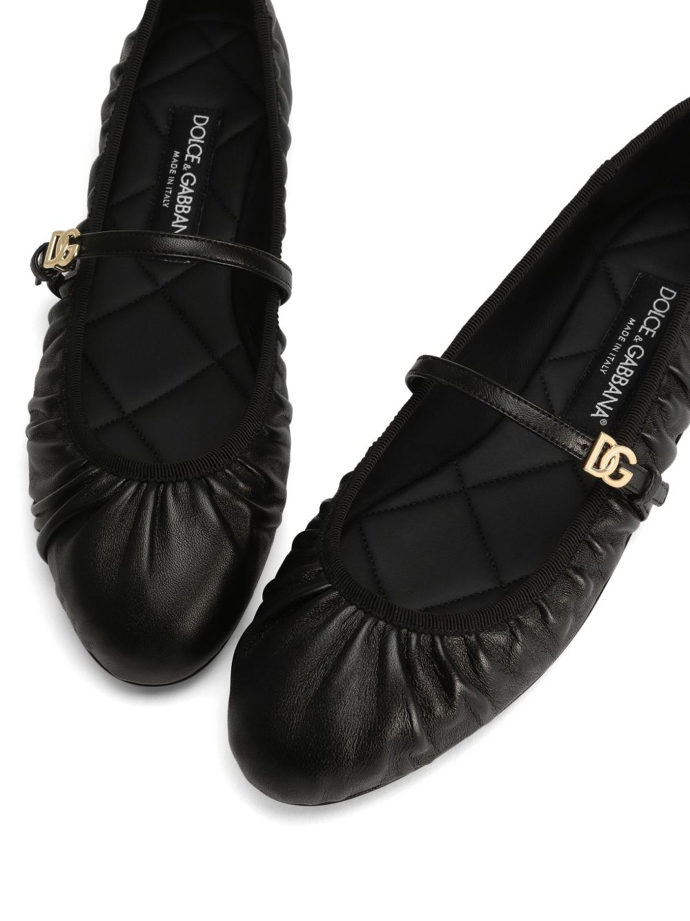 Dolce & Gabbana Women Leather Ballet Flats
