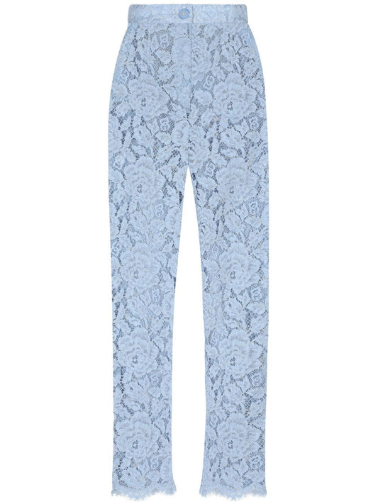 Dolce & Gabbana Women Cordonetto Lace Trousers