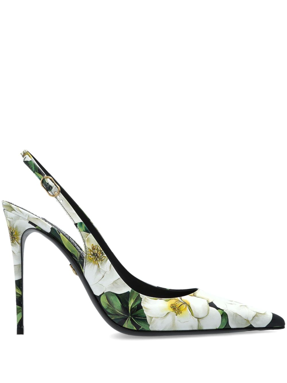 Dolce & Gabbana Women Printed Leather Slingback Pumps