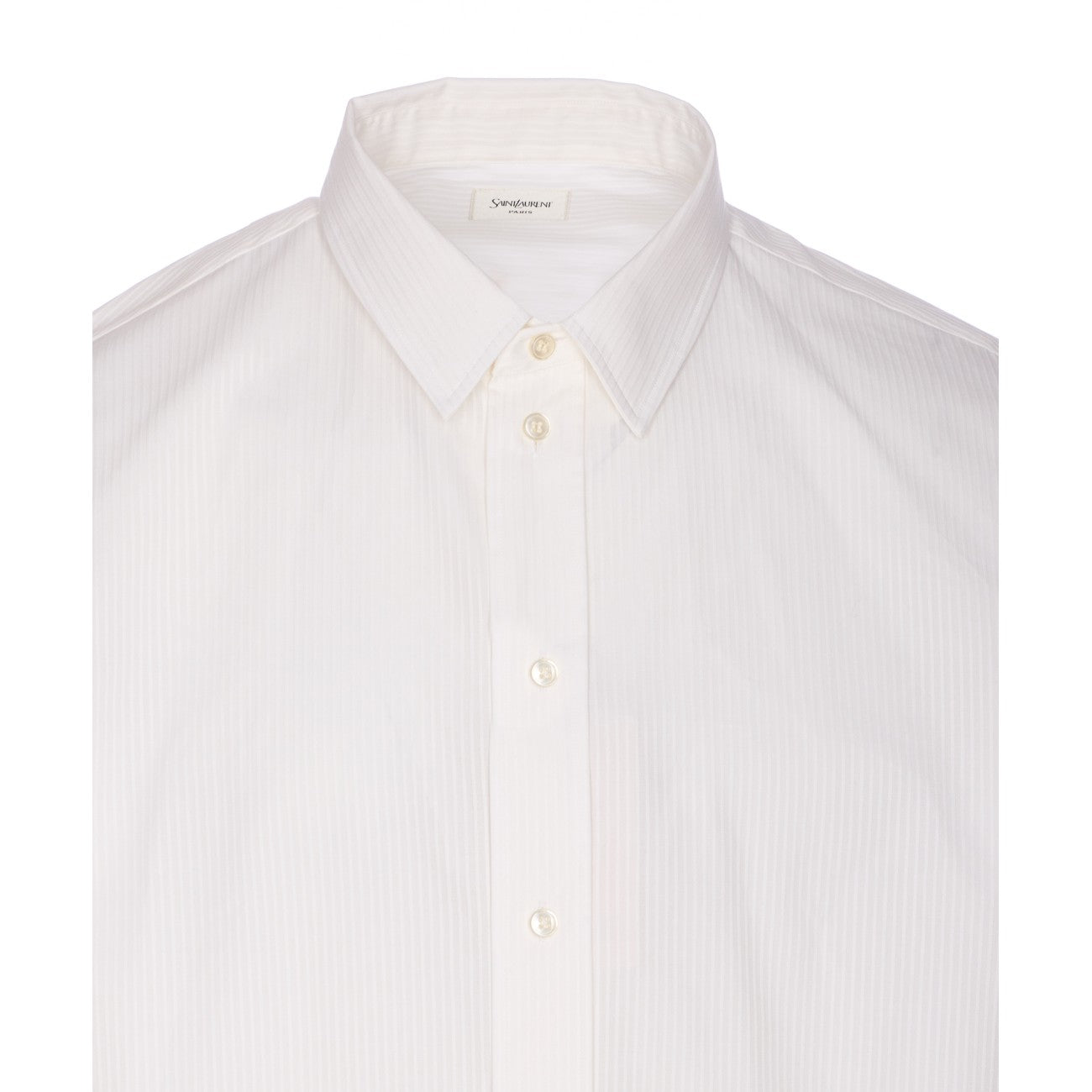Saint Laurent Men Striped Cassandre Shirt