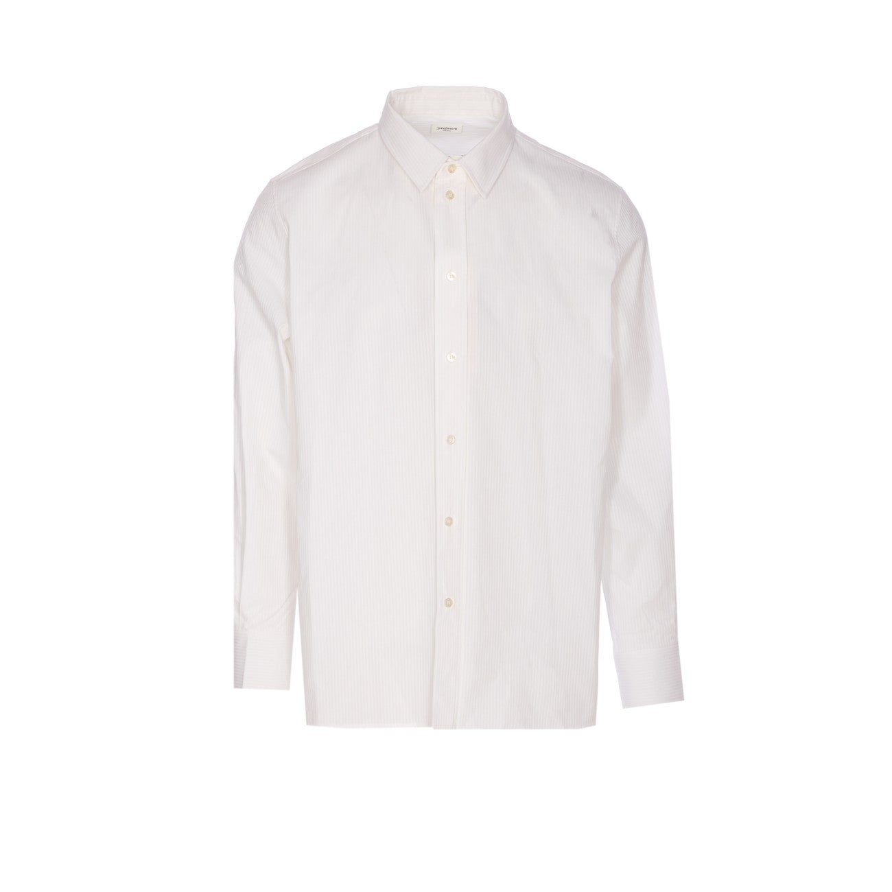 Saint Laurent Men Striped Cassandre Shirt