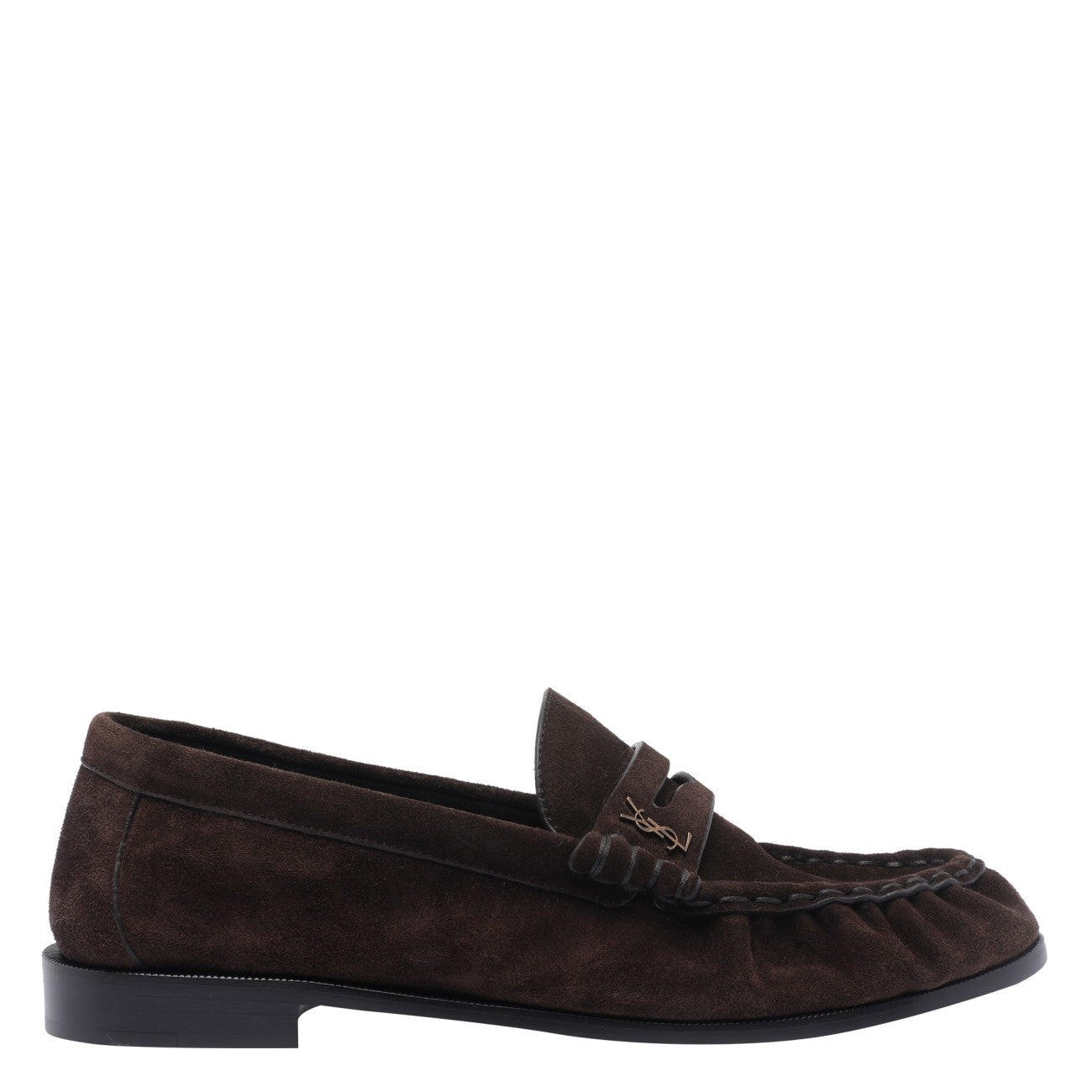Saint Laurent Men Suede Soft Le Loafer Loafers