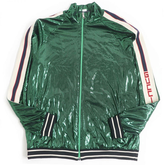 GUCCI 545652 Oversized Laminate Track Jacket M