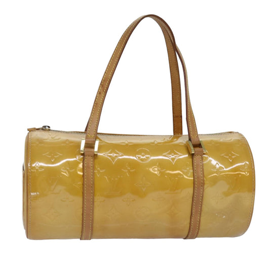 LOUIS VUITTON Monogram Vernis Bedford Hand Bag Beige M91006 LV tb1087