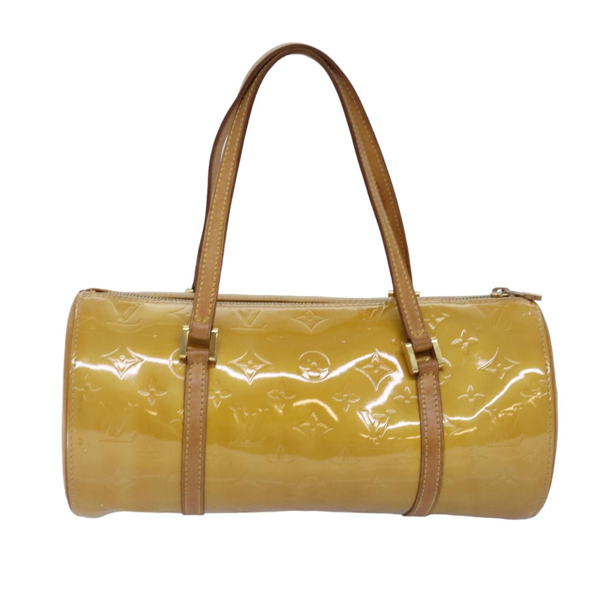 LOUIS VUITTON Monogram Vernis Bedford Hand Bag Beige M91006 LV tb1087