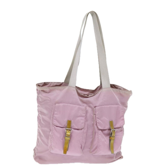 PRADA Tote Bag Nylon Pink  tb1095